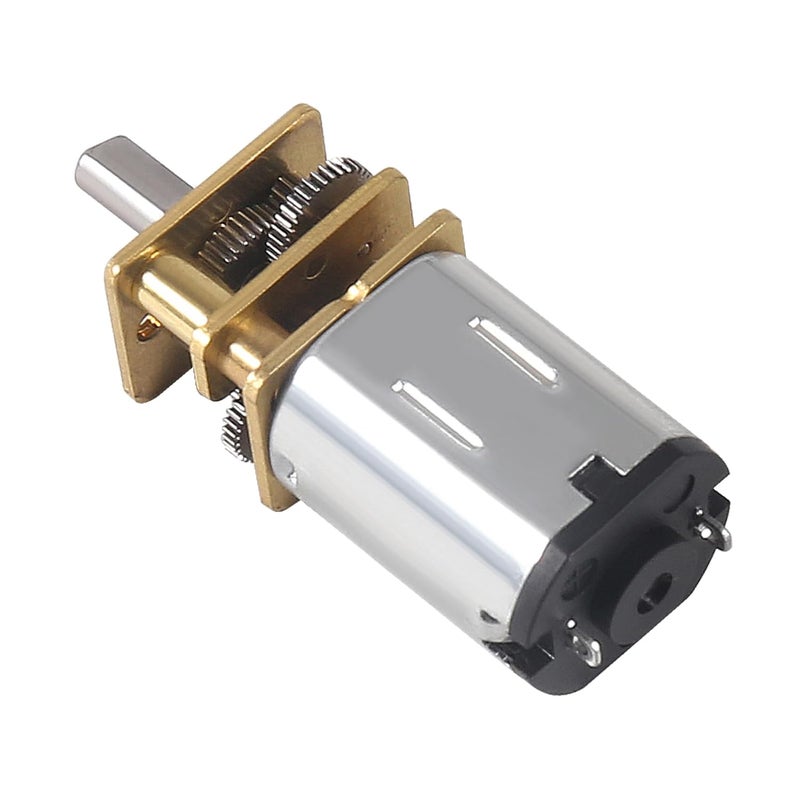 DORHEA 2Pcs DC 12V 30RPM Gear Motor Full Metal Geared Mini Micro Gear with Gearwheel 30RPM N20 Speed Reduction Motor for DIY RC Toys Robort Smart Car Motor - Image 4